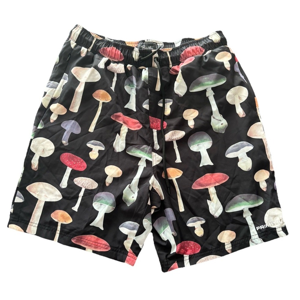 Primitive‎ Ashbury Boardshorts Mushrooms Print Size Medium